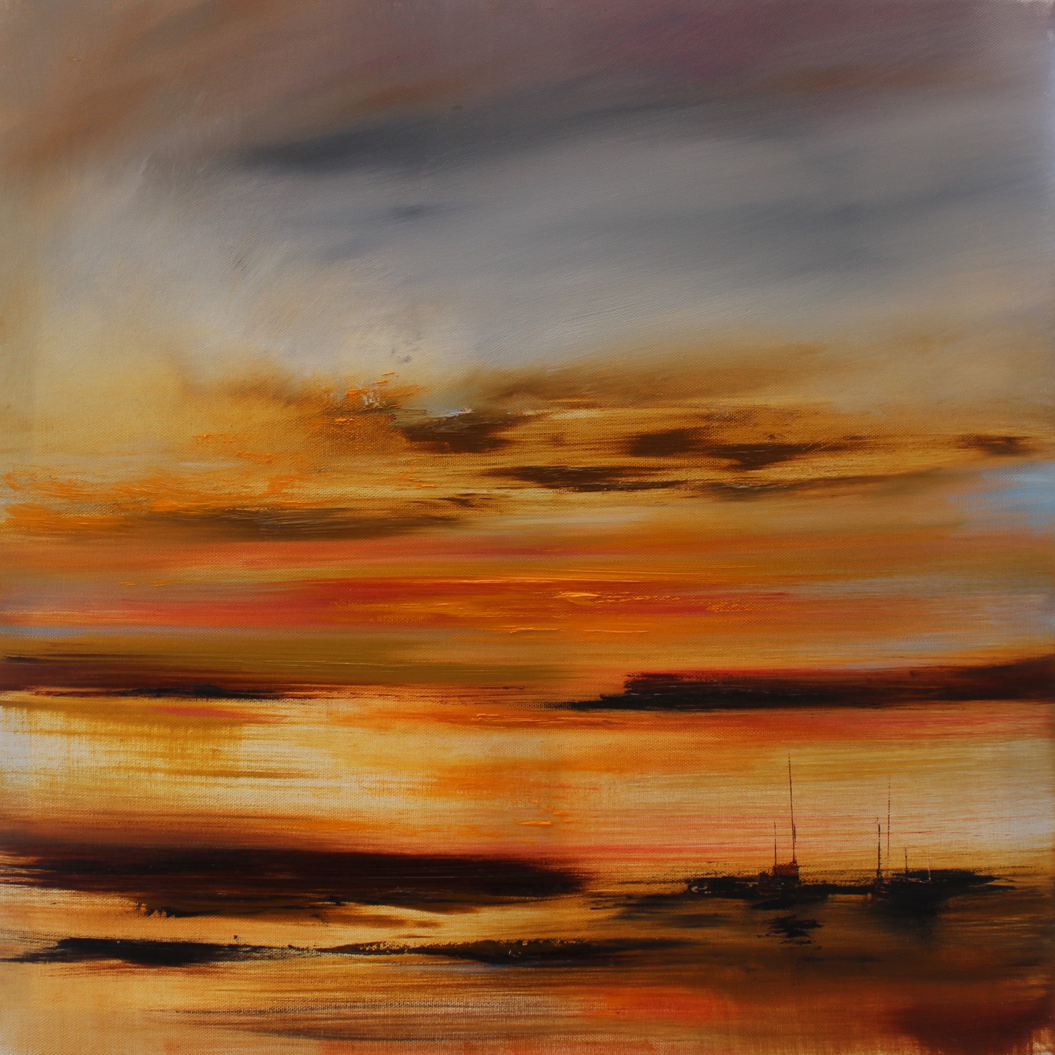 'A Sleepy Sunset' by artist Rosanne Barr